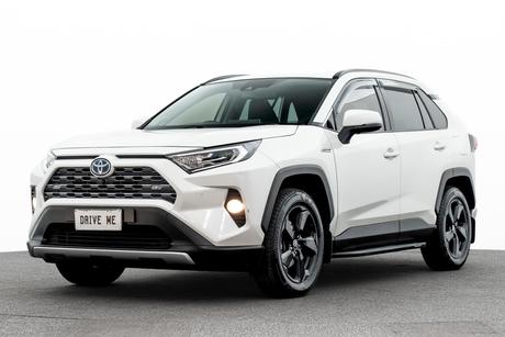 White 2021 Toyota RAV4 Wagon Cruiser (Awd) Hybrid