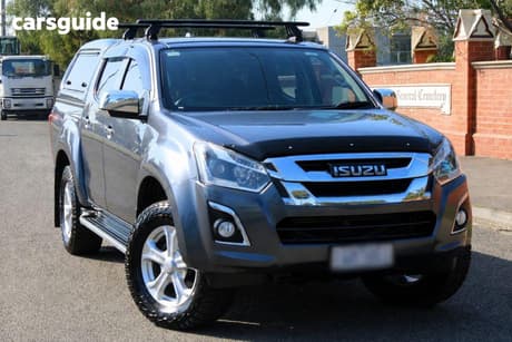 Grey 2017 Isuzu D-MAX Crew Cab Utility Ls-U Hi-Ride (4X4)