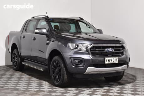 Grey 2020 Ford Ranger Double Cab Pick Up Wildtrak 3.2 (4X4)