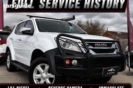 White 2016 Isuzu MU-X Wagon Ls-U (4X4)