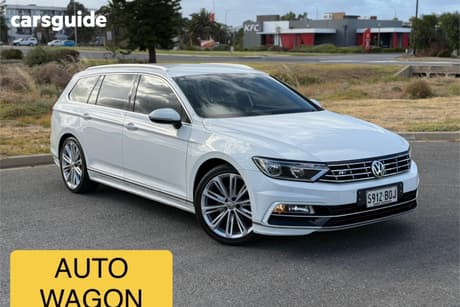 White 2016 Volkswagen Passat Wagon 140 Tdi Highline