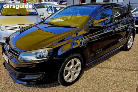 Black 2012 Volkswagen Polo Hatchback 66 Tdi Comfortline