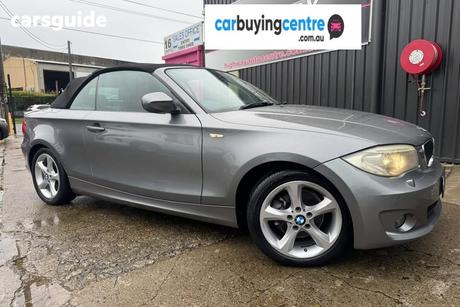 Grey 2012 BMW 118D Convertible 18D