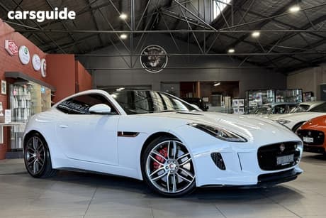 White 2015 Jaguar F-Type Coupe R