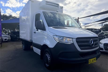 White 2021 Mercedes-Benz Sprinter Cab Chassis 516Cdi Vs30 Mwb Rwd 5.00T