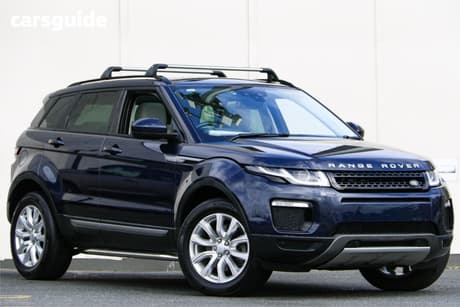 Blue 2017 Land Rover Range Rover Evoque SUV TD4 180 SE 4X4