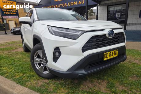 White 2022 Toyota RAV4 Wagon Gx (2Wd) Hybrid