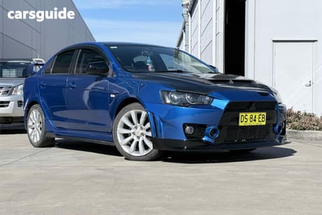Blue 2010 Mitsubishi Lancer Sedan Es