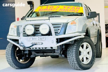 Silver 2007 Holden Rodeo Crew Cab Pickup Lx (4X4)