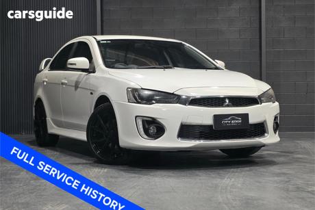 White 2016 Mitsubishi Lancer Sedan Gsr