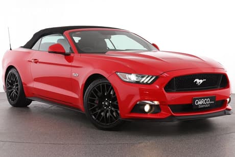 Red 2016 Ford Mustang Coupe Fastback Gt 5.0 V8