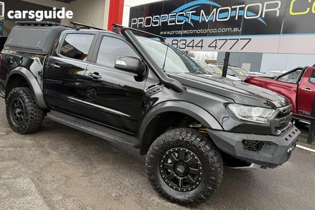 Black 2020 Ford Ranger Double Cab Pick Up Raptor 2.0 (4X4)