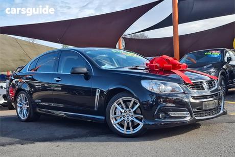 Black 2013 Holden Commodore Sedan Ss-V Redline