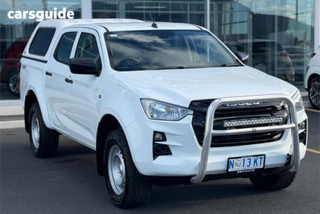 White 2022 Isuzu D-MAX Crew Cab Utility Sx (4X4)