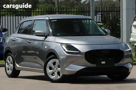 Silver 2025 Suzuki Swift Hatchback Hybrid