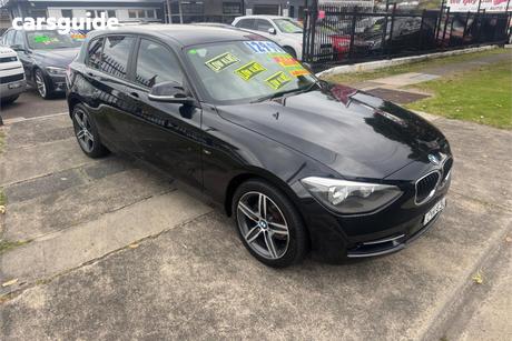 Black 2015 BMW 116I Hatchback 16I