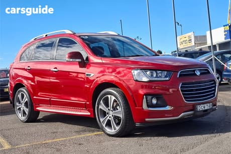 Red 2016 Holden Captiva Wagon 7 Ltz (Awd)