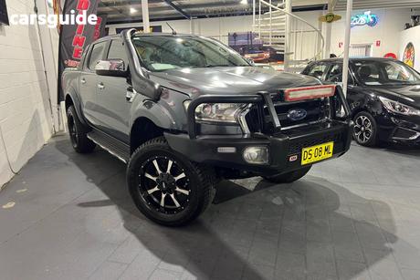 Grey 2015 Ford Ranger Dual Cab Utility Xlt 3.2 (4X4)