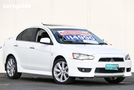White 2011 Mitsubishi Lancer Sedan Aspire