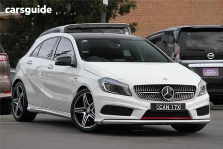 White 2015 Mercedes-Benz A250 Hatchback Sport