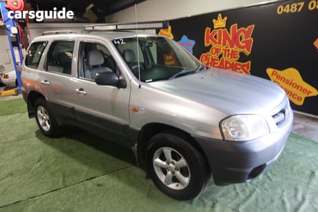 Silver 2004 Mazda Tribute Wagon Limited Sport