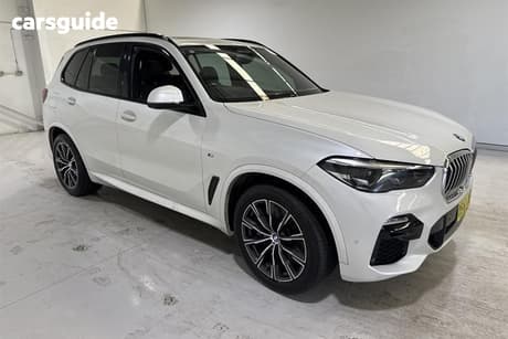 White 2019 BMW X5 Wagon Xdrive 30D M Sport (5 Seat)