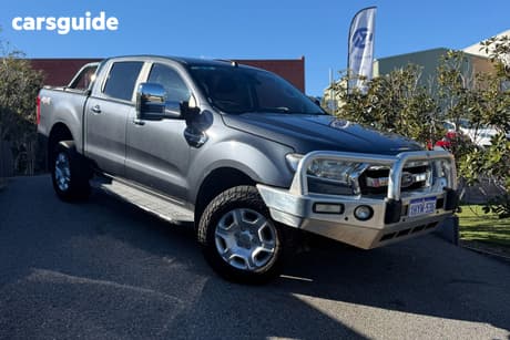 Grey 2015 Ford Ranger Dual Cab Utility Xlt 3.2 (4X4)