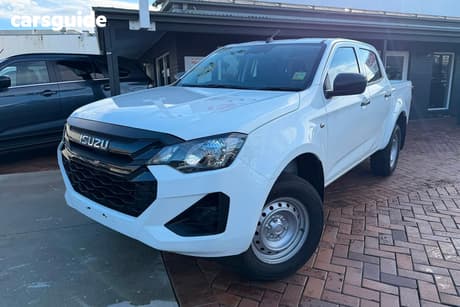 White 2026 Isuzu D-MAX Crew Cab Utility Sx (4X2) High-Ride