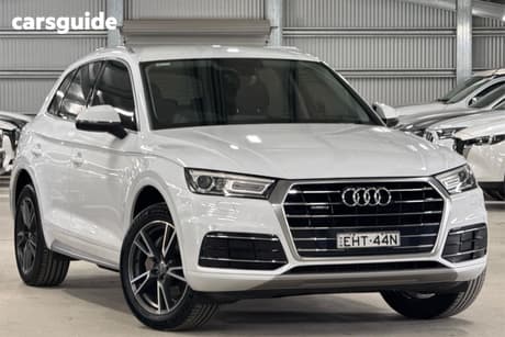White 2019 Audi Q5 Wagon 45 Tfsi Quattro Design