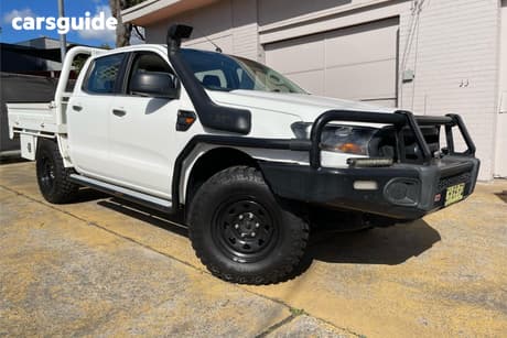 White 2016 Ford Ranger Crew Cab Chassis Xl 3.2 (4X4)