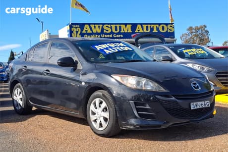 Black 2011 Mazda 3 Sedan Neo