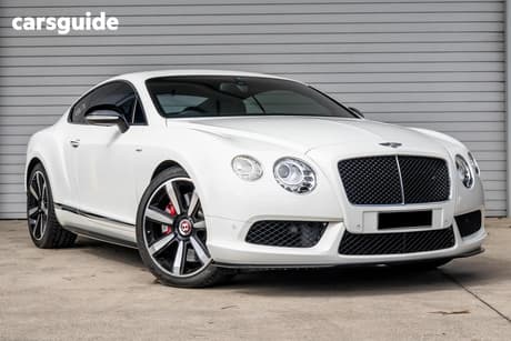 White 2014 Bentley Continental Coupe Gt V8 S