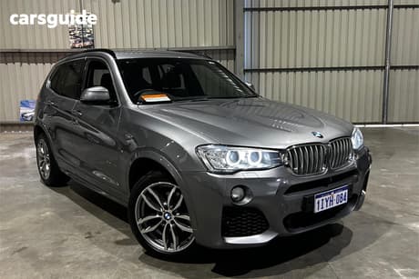 Grey 2017 BMW X3 Wagon Xdrive 30D