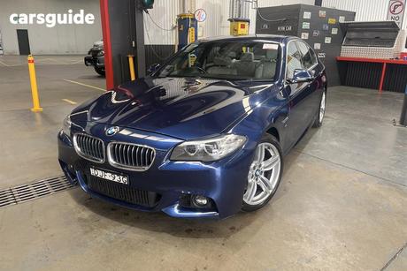 Blue 2016 BMW 520D Sedan M Sport