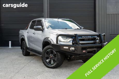 Silver 2022 Isuzu D-MAX Crew Cab Utility X-Terrain (4X4)