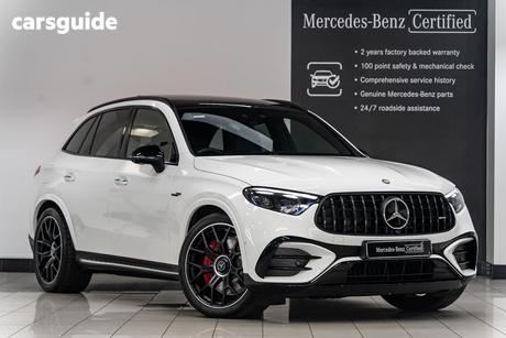 White 2025 Mercedes-Benz GLC63 Wagon S E Performance