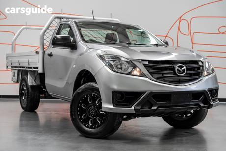 Silver 2020 Mazda BT-50 Cab Chassis Xt (4X4) (5Yr)