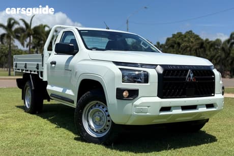 White 2026 Mitsubishi Triton Cab Chassis Glx (4X2)