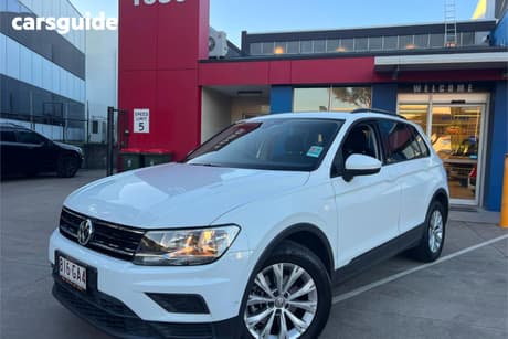 White 2020 Volkswagen Tiguan Wagon 110 Tsi Trendline