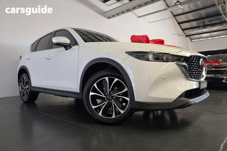 White 2024 Mazda CX-5 Wagon G25 Touring (Awd)