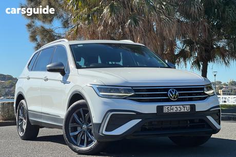 White 2023 Volkswagen Tiguan Wagon Allspace 132Tsi Life