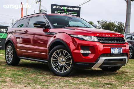 Red 2012 Land Rover Range Rover Evoque SUV SI4 DYNAMIC 4X4
