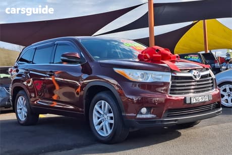 Red 2014 Toyota Kluger Wagon Gxl (4X2)