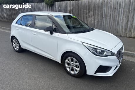 White 2023 MG MG3 Hatchback Core