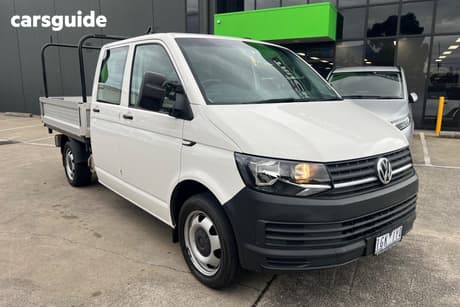 White 2015 Volkswagen Transporter Dual Cab Chassis Tdi 400 Lwb