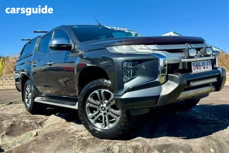 Grey 2020 Mitsubishi Triton Double Cab Pick Up Gls (4X4) Premium