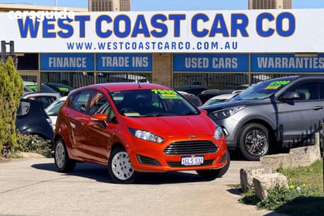 Red 2017 Ford Fiesta Hatchback Trend