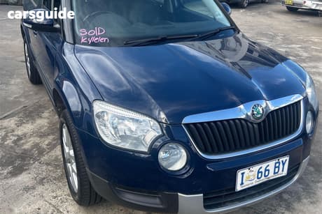 Blue 2011 Skoda Yeti Wagon 103 Tdi (4X4)
