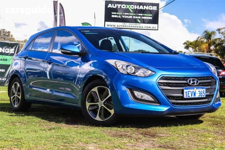 Blue 2015 Hyundai I30 Hatchback Active X