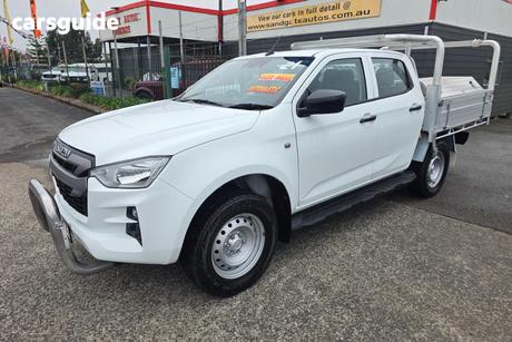 White 2021 Isuzu D-MAX Ute Tray SX (4X2) HIGH-RIDE RG MY22